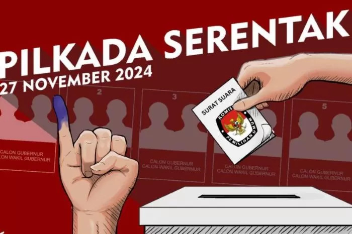 Ilustrasi pilkada serentak.