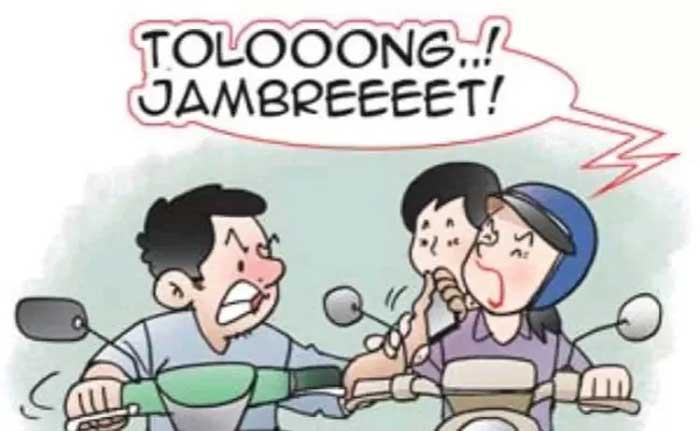 Ilustrasi jambret. (JawaPos.com)