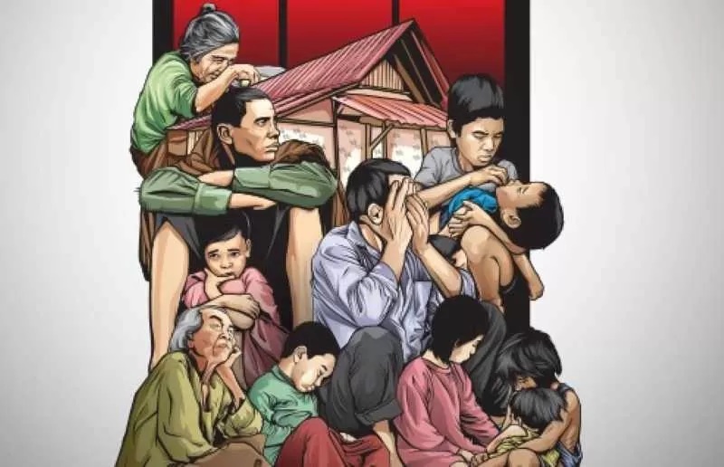 Ilustrasi angka kemiskinan -JawaPos.com-Radar Bojonegoro-Ainur Ochiem.