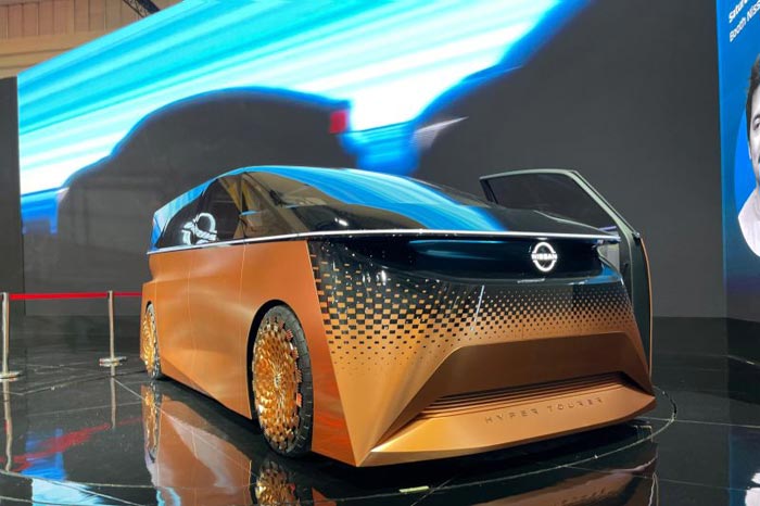 DIPAMERKAN: Nissan Hyper tourer yang ada di GIIAS 2024.