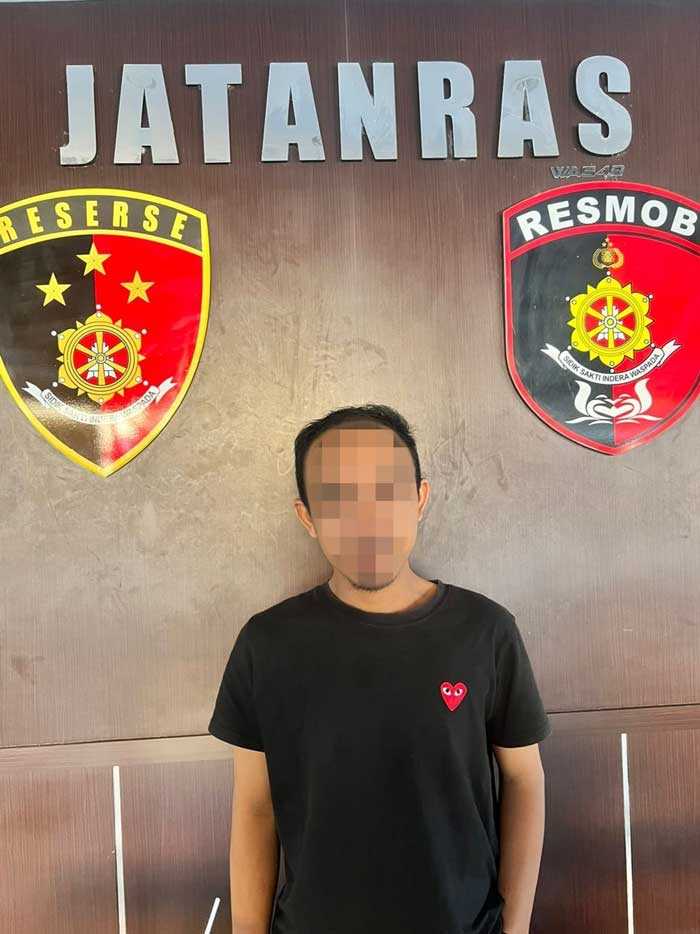 DIAMANKAN: AR, pelaku pencurian ponsel dan uang diamankan di Mapolresta Palangka Raya. ISTIMEWA/RADAR PALANGKA