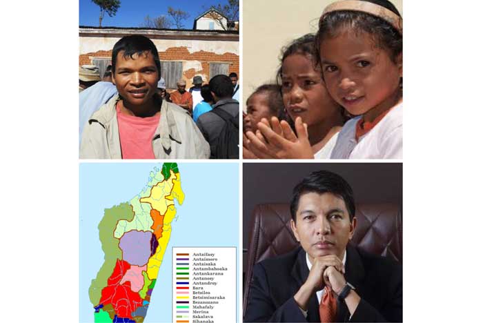 Wajah orang-orang Madagaskar dan persebaran etnik di Madagaskar.