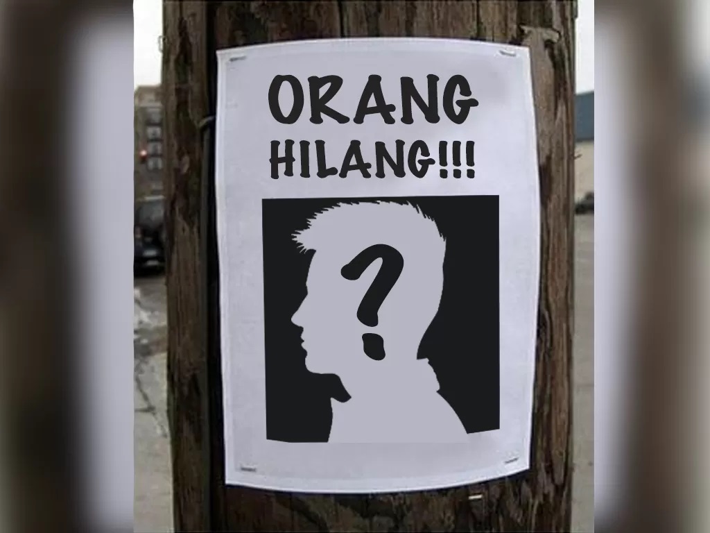 ilustrasi orang hilang/Jawa Pos Radar Jombang
