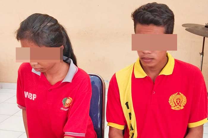 VONIS : Pasangan sejoli, terdakwa pembuang anak menjalani sidang putusan Majelis Hakim Pengadilan Negeri Nanga Bulik, Senin (19/08/24) lalu. ISTIMEWA/RADAR SAMPIT