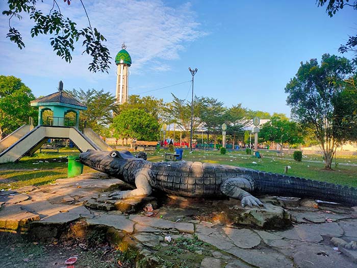 Ilustrasi Kawasan Wisata Taman Kota Sampit, Kalteng. (Yuni/Radar Sampit)