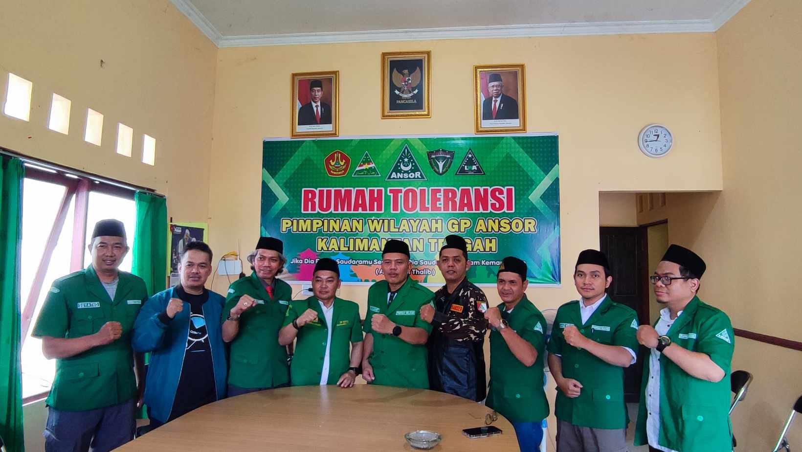 PERSIAPKAN RAKERWIL: Pengurus Gerakan Pemuda (GP) Ansor Kalteng yang menyatakan siap mengawal Pilkada  2024.
