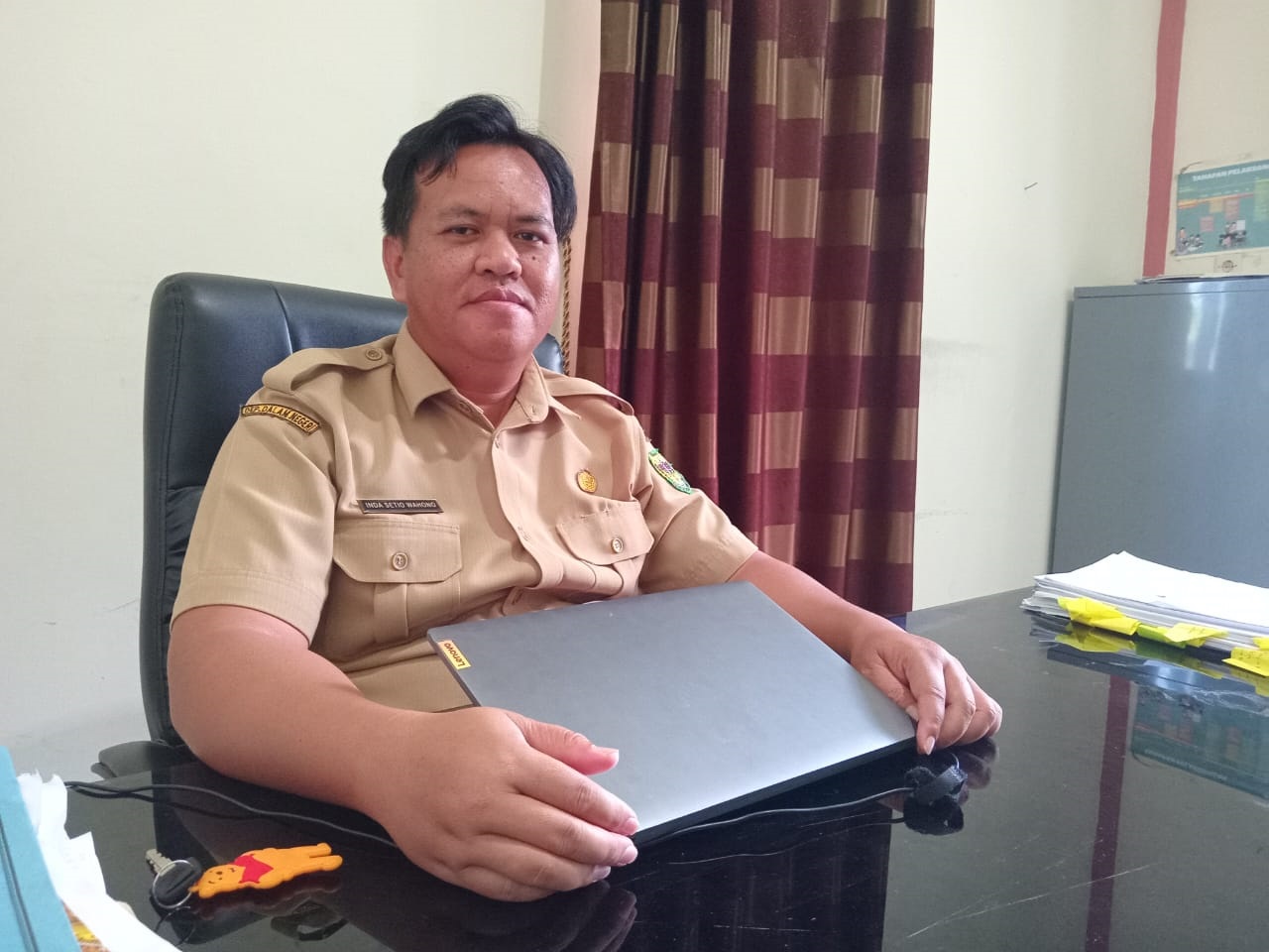 Kabid Pemerintahan Desa DPMD Gumas, Inda Setio Wahono
