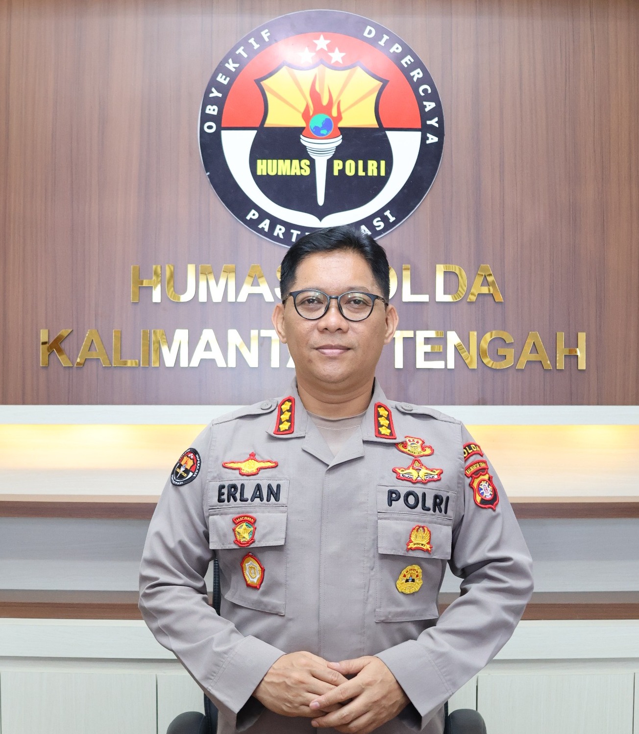 Kombes Pol Erlan Munaji, Kabid Humas Polda Kalteng