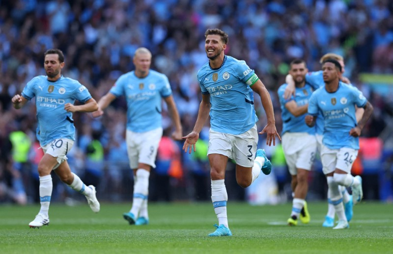 Para pemain Manchester City yang memiliki jadwal padat di awal musim EPL 2024/2025 ini.