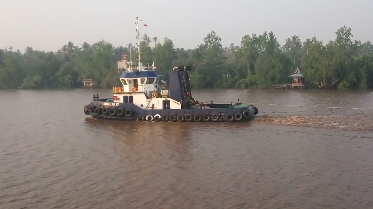 Ilustrasi tugboat yang dirompak