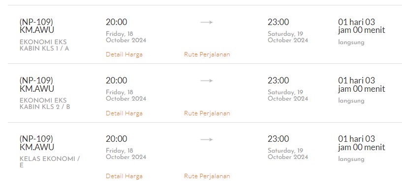 Jadwal Kapal Pelni Kumai Surabaya