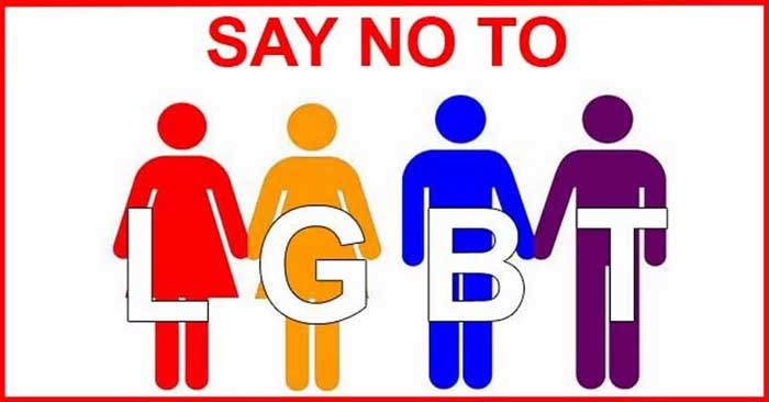 Ilustrasi say no to LGBT. (Foto: Istimewa/Radar Lombok)