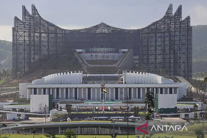 IBU KOTA BARU: Pembangunan Ibu Kota Nusantara (IKN) di era Presiden Jokowi mampu menyedot banyak investasi. (ANTARA)