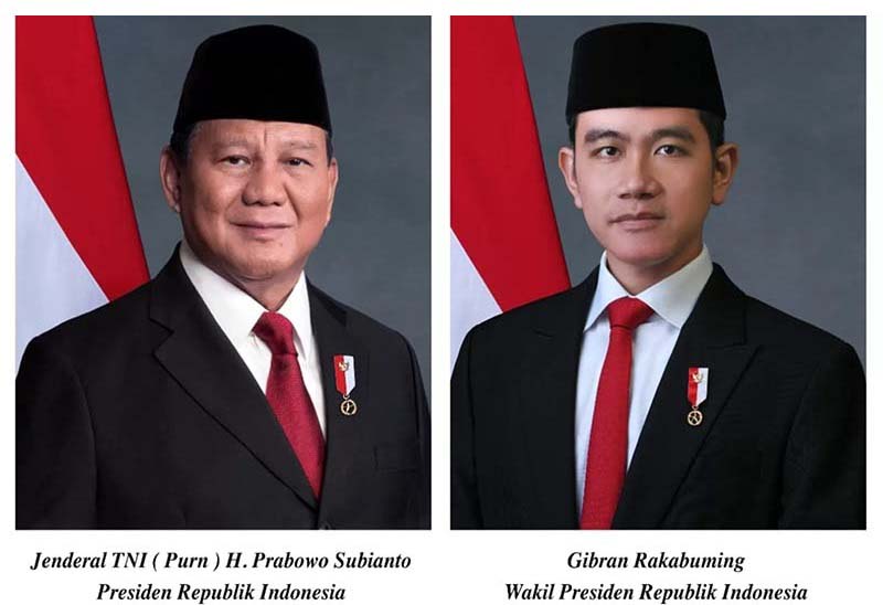 Presiden Prabowo Subianto - Wapres Gibran Rakabuming