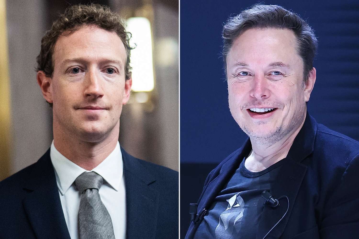 Mark Zuckerberg dan Elon Musk