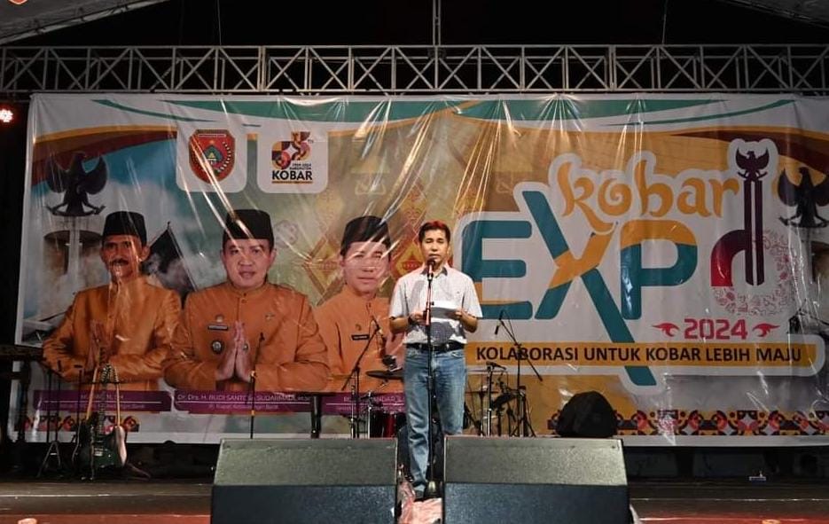 KOBAR EXPO: Sekda Kobar Rody Iskandar saat penutupan Kobar Expo 2024