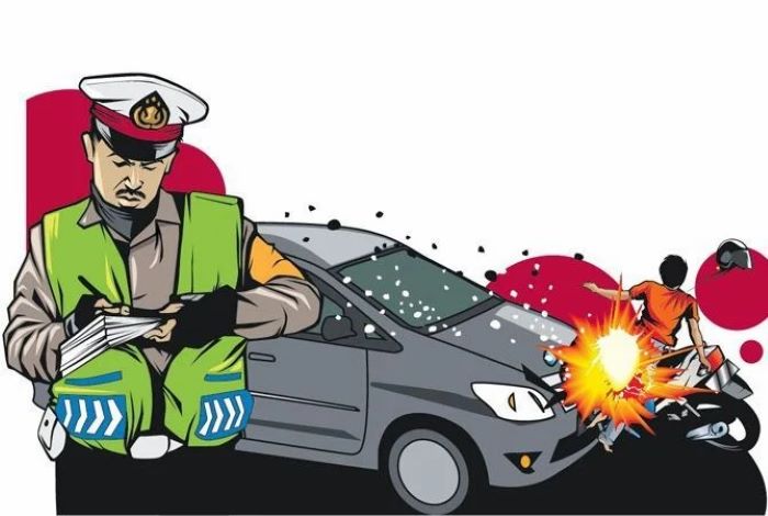 ILUSTRASI. Kecelakaan lalu lintas. Radar Kudus-JawaPos.Com