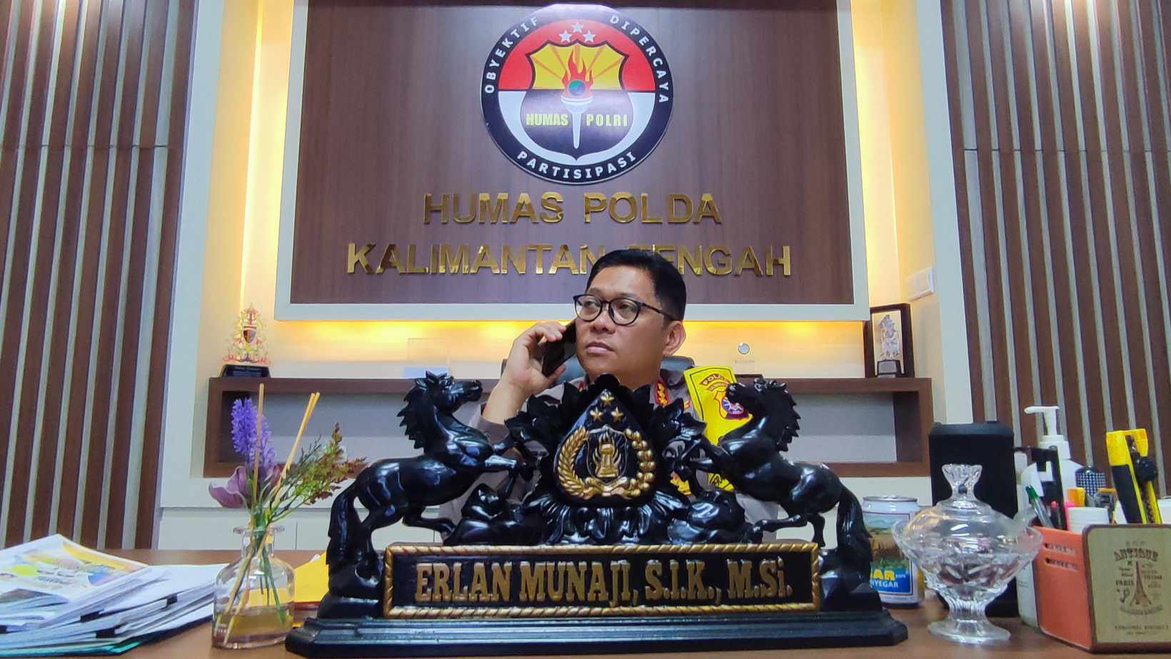 Kabid Humas Polda Kalteng Kombes Pol Erlan Munaji