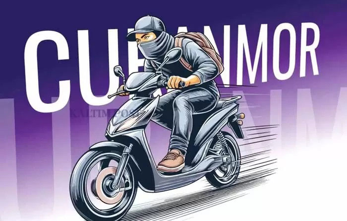 Ilustrasi pencurian kendaraan bermotor (curanmor)/dokumen Kaltimpost