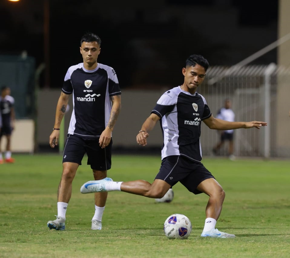 FOKUS: Pemain timnas Indonesia, ketika berlatih di sela Kualifikasi Piala Dunia 2026 zona Asia, sekaligus persiapan Piala AFF 2024.