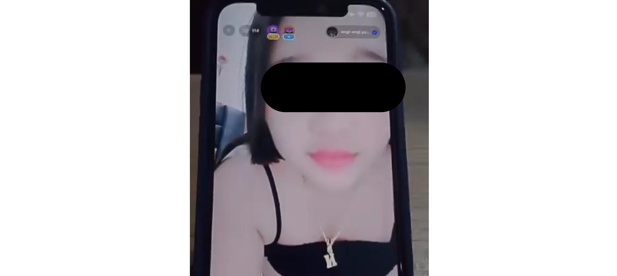 VIRAL: Potongan video live streaming tak senonoh yang beredar di aplikasi percakapan di Kota Sampit. (Istimewa)