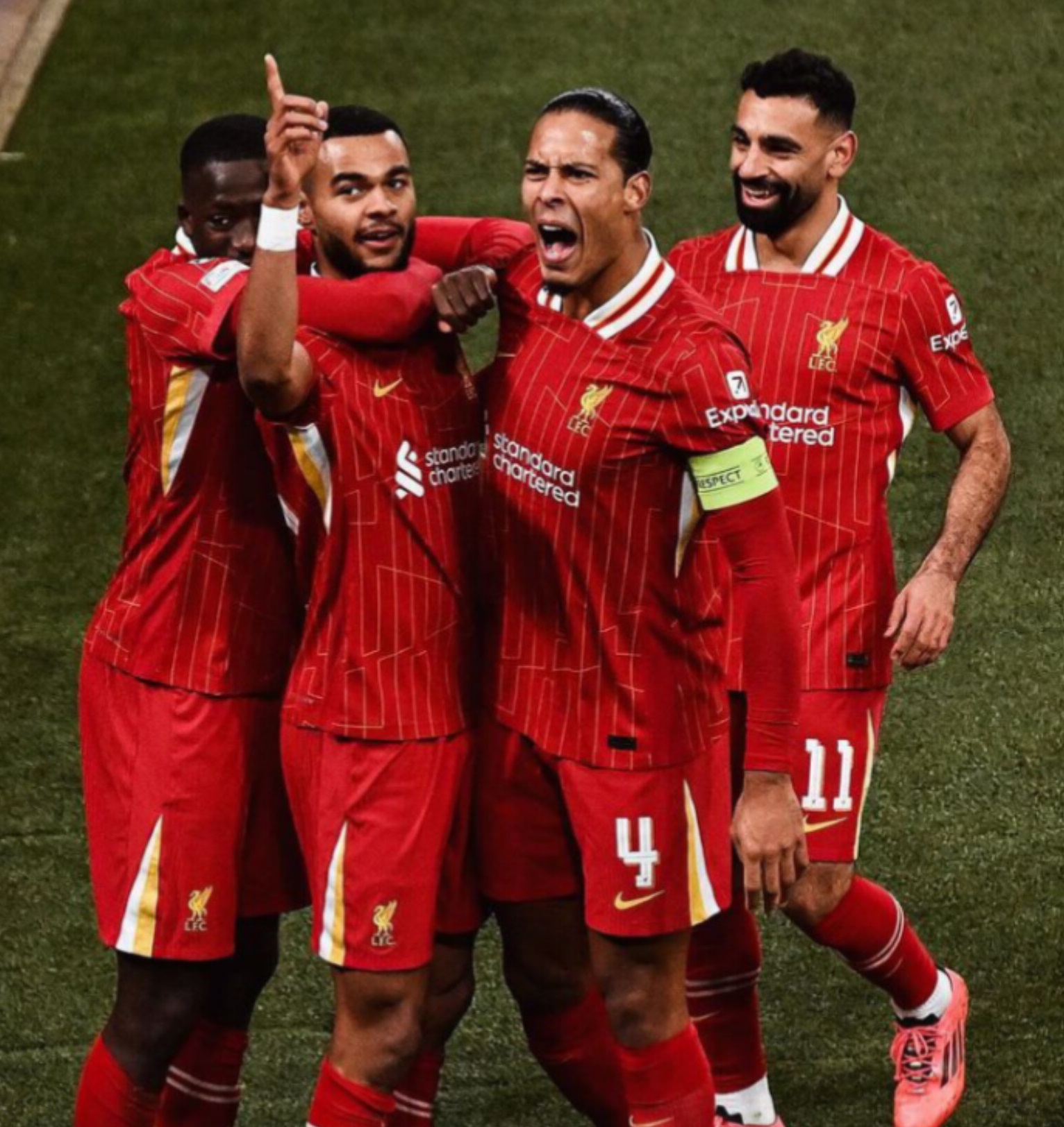KUAT : Pemain Liverpool yang saat ini masih memuncaki klasemen Premier League 2024/2025.