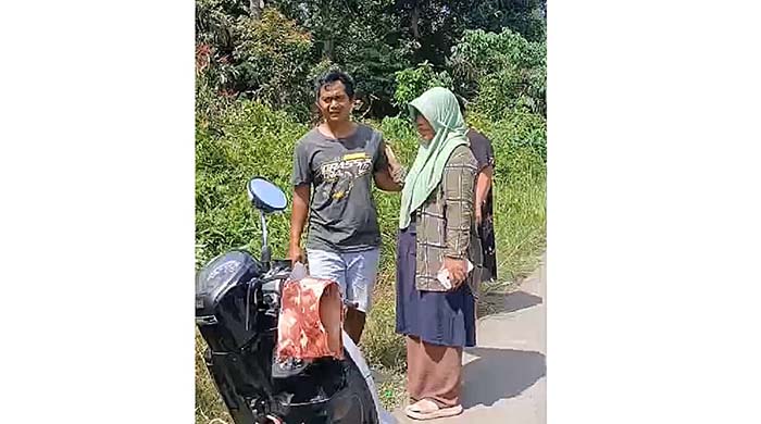 Potongan video korban pembegalan di Jalan Poros Lamandau - Sukamara, Sabtu (7/12/2024)