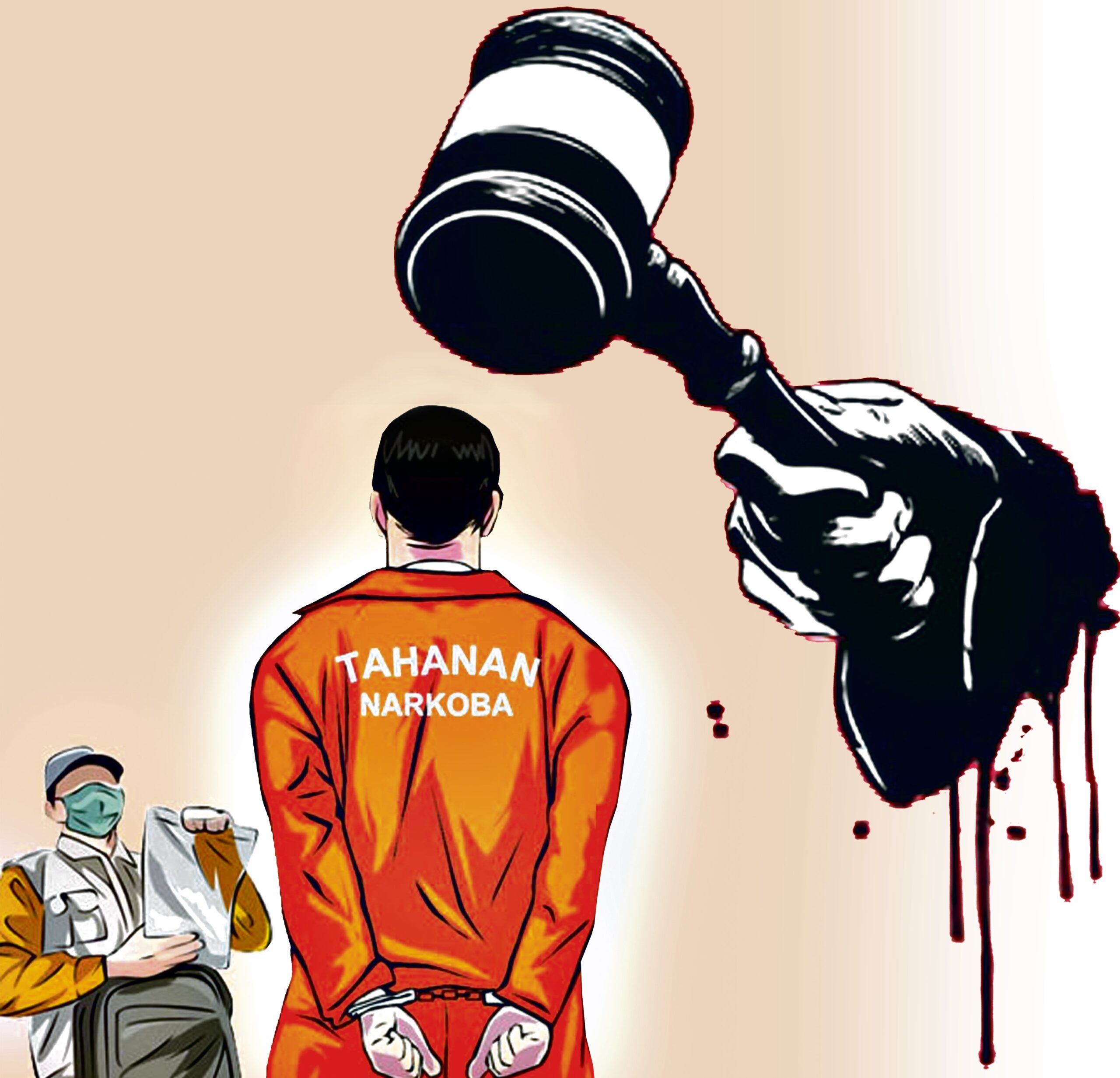 ilustrasi-persidangan terdakwa kasus narkoba