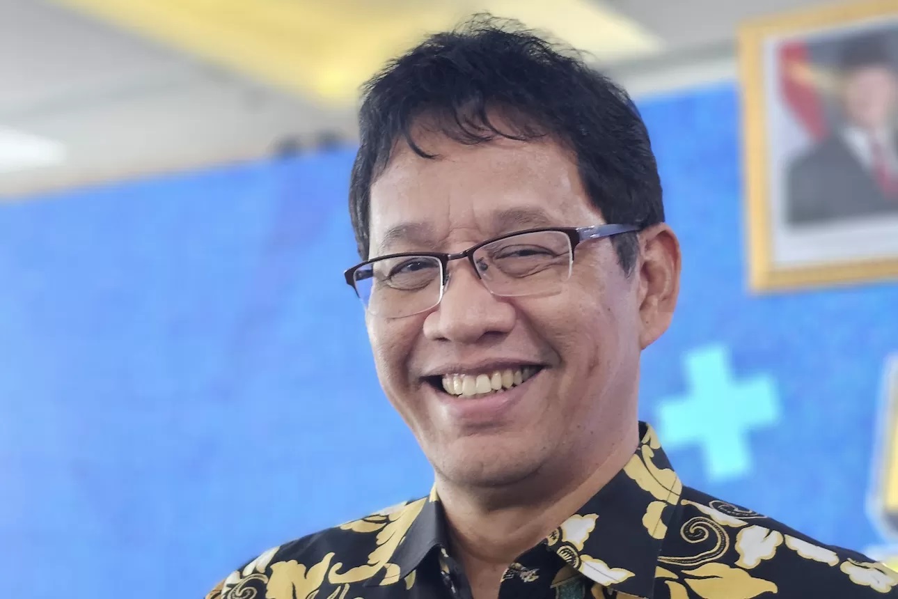 Ketua Dewan Komisioner Lembaga Penjamin Simpanan (LPS) Purbaya Yudhi Sadewa usai acara Morning Talk di kantornya, Selasa (17/12).&nbsp;Agas Hartanto/Jawa Pos