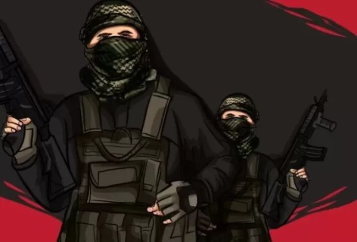 Ilustrasi teroris .(Dok. Jawa Pos).