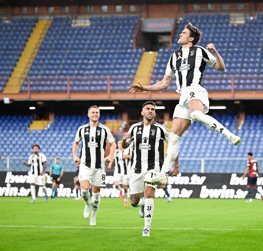 ON FIRE: Para pemain Juventus yang sejauh Seria A musim ini produktif, dan belum terkalahkan.