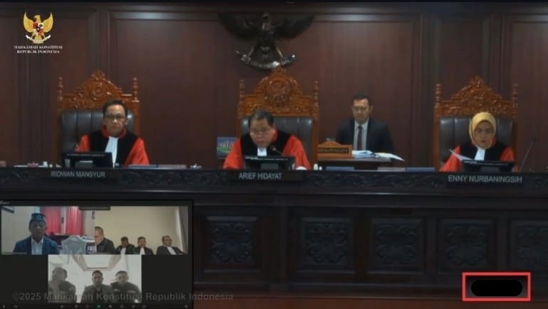 Sidang Mahkamah Konstitusi terkait Gugatan Pilkada Kalteng.