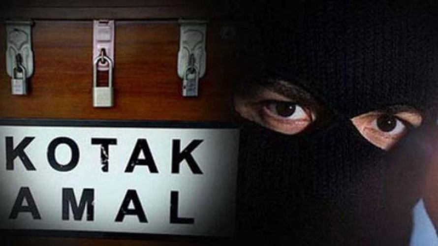 Ilustrasi maling kotak amal