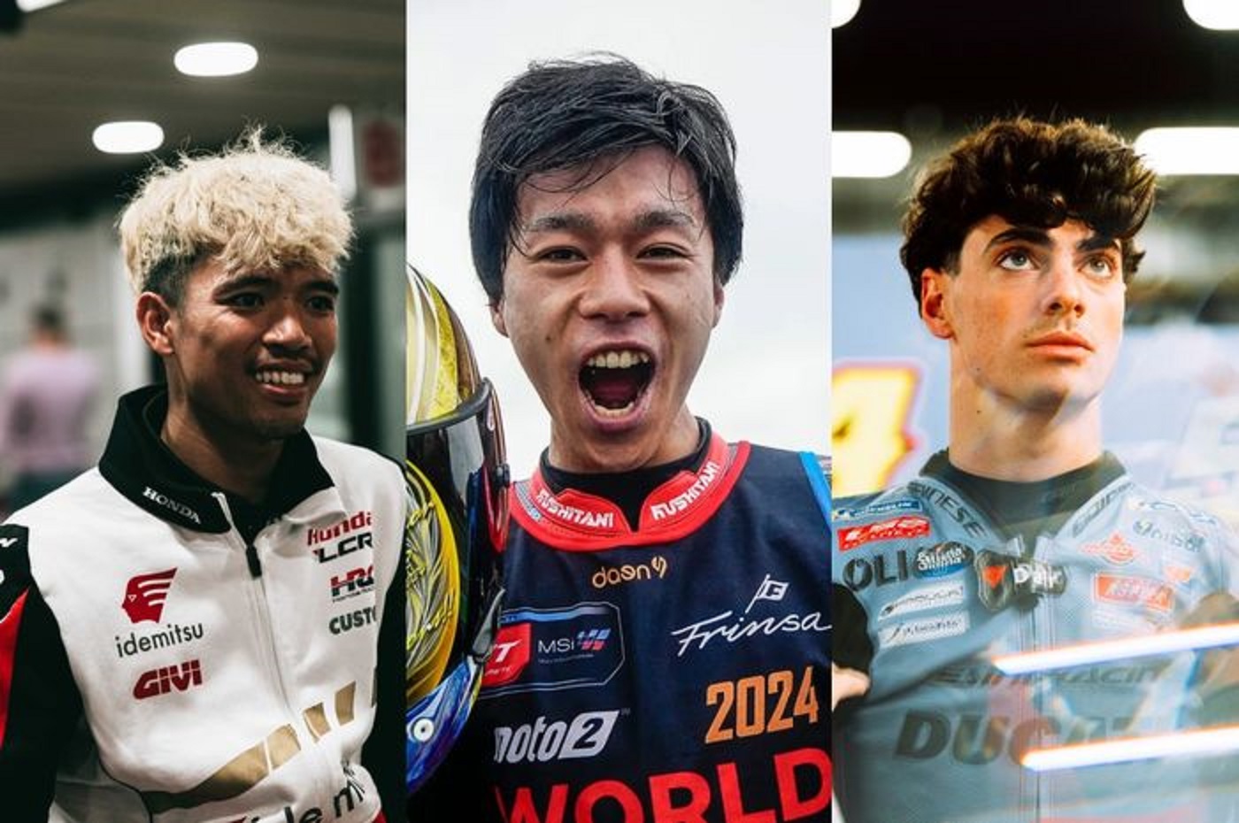 Tiga Rookie yang akan tampil di ajang balap dunia MotoGP musim 2025 nanti.