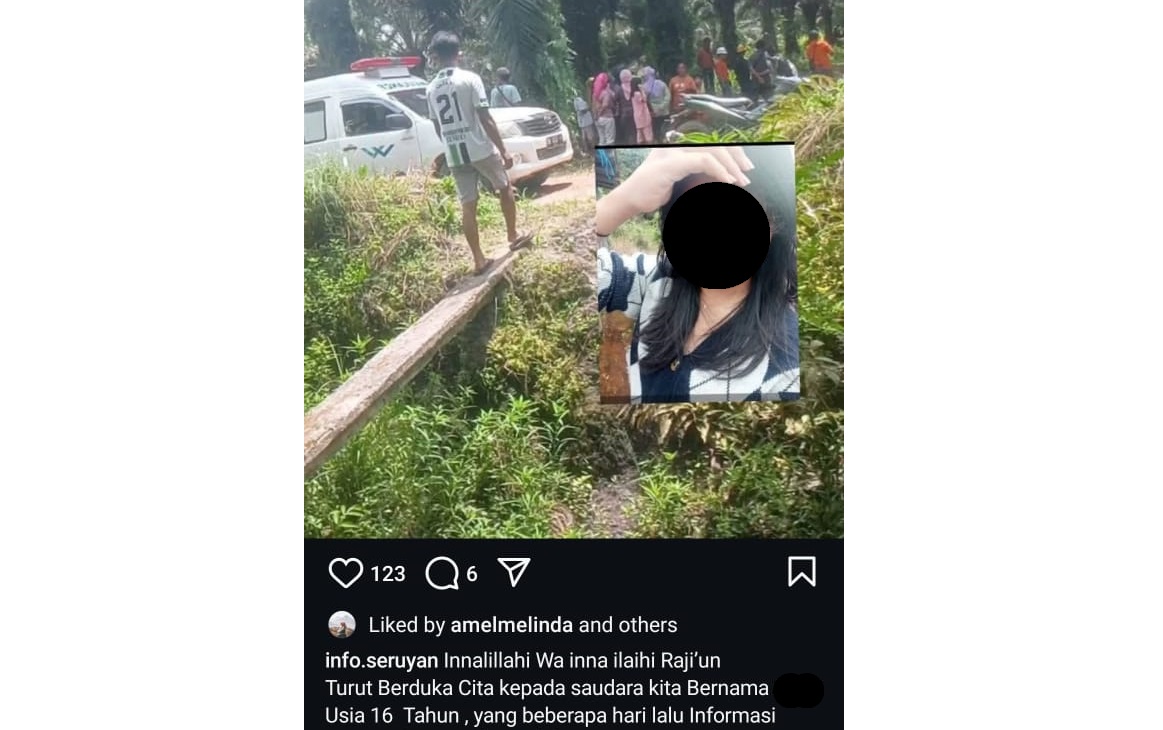 Penemuan mayat gadis di perkebunan kelapa sawit di Kabupaten Seruyan beberapa waktu lalu. Polres Seruyan telah menagkap pelaku pembunuhannya.