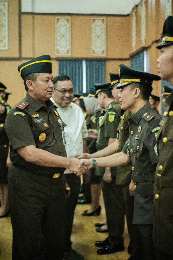 KOMITMEN : Kejati Kalteng membentuk Satgas P3H Program Swasembada Pangan di Aula Kejati Kalteng, Kamis (23/01/2025). ISTIMEWA/RADAR PALANGKA