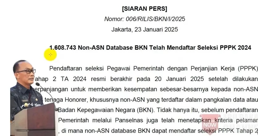 Siaran pers BKN 23 Januari 2025 (pojoksatu.id)