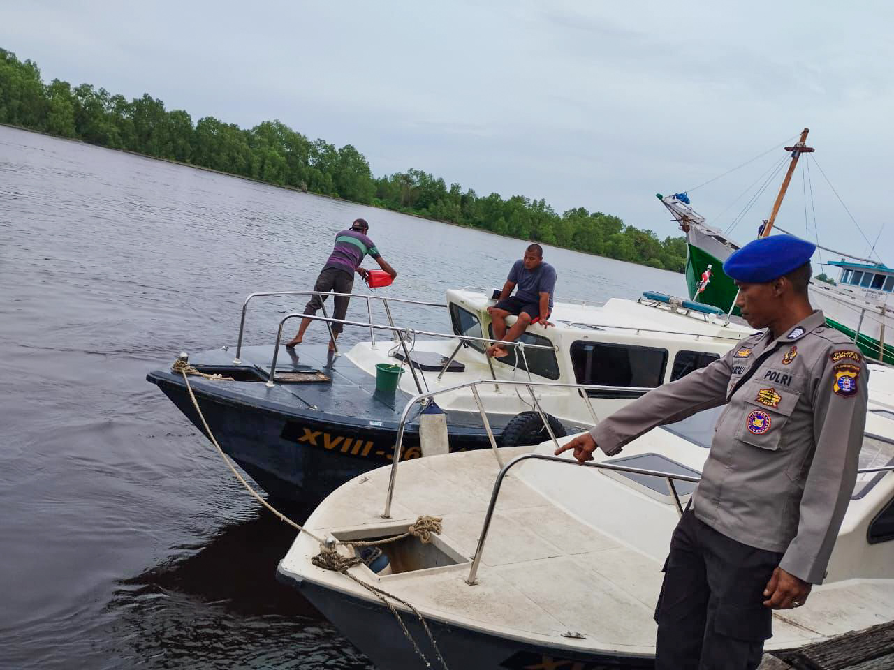 RUTIN: Pengawasan debit air sungai di wilayah Seruyan, untuk mengantisipasi bencana banjir.