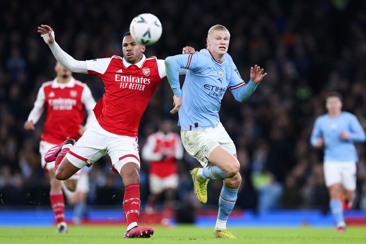 RIVAL: Bigmatch antara Arsenal versus Manchester City, bakal tersaji di pekan 24 Liga Inggris musim 2024/2025.