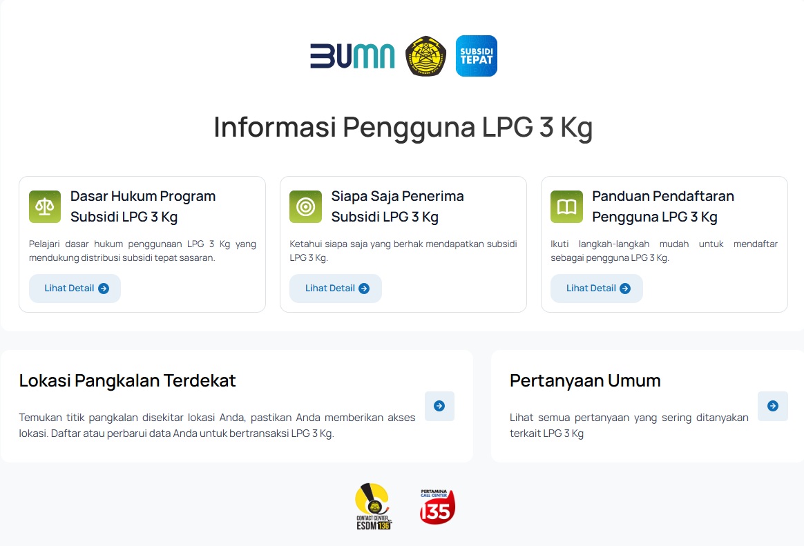 screenshot tampilan website