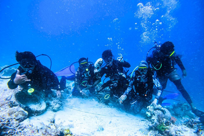 Salah satu spot snorkeling terbaik. (Dispar Kaltim)