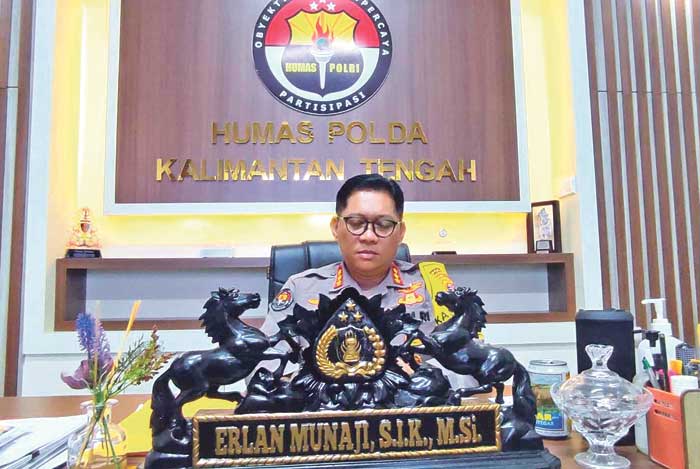 Kombes Pol Erlan Munaji Kabid Humas Polda Kalteng