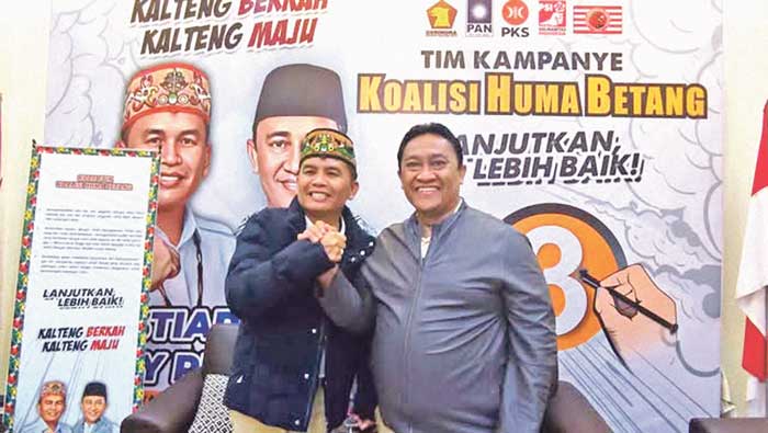 SIAP DILANTIK: Gubernur dan Wakil Gubernur Kalteng terpilih Agustiar Sabran-Edy Pratowo siap dilantik pada 20 Februari di Jakarta.&nbsp;DODI/RADAR SAMPIT