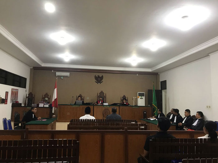 TIPIKOR: Pengadilan Tindak Pidana Korupsi (Tipikor) Palangka Raya kembali menggelar sidang kedua kasus dugaan korupsi proyek peningkatan fasilitas sarana air bersih di Lamandau. ISTIMEWA/RADAR SAMPIT