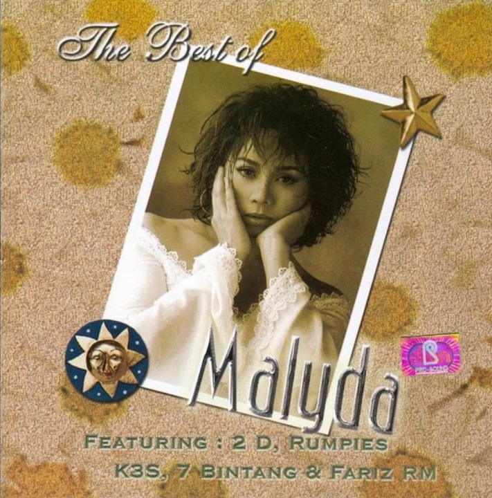 Salah satu cover album the best of Malyda