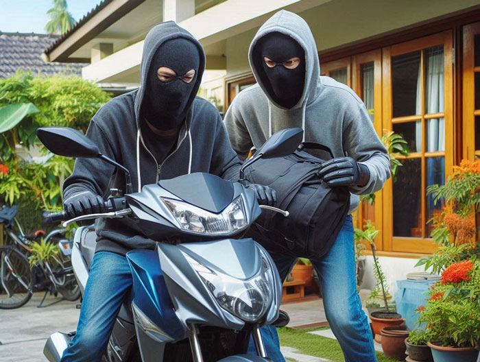 ilustrasi curanmor/Ai