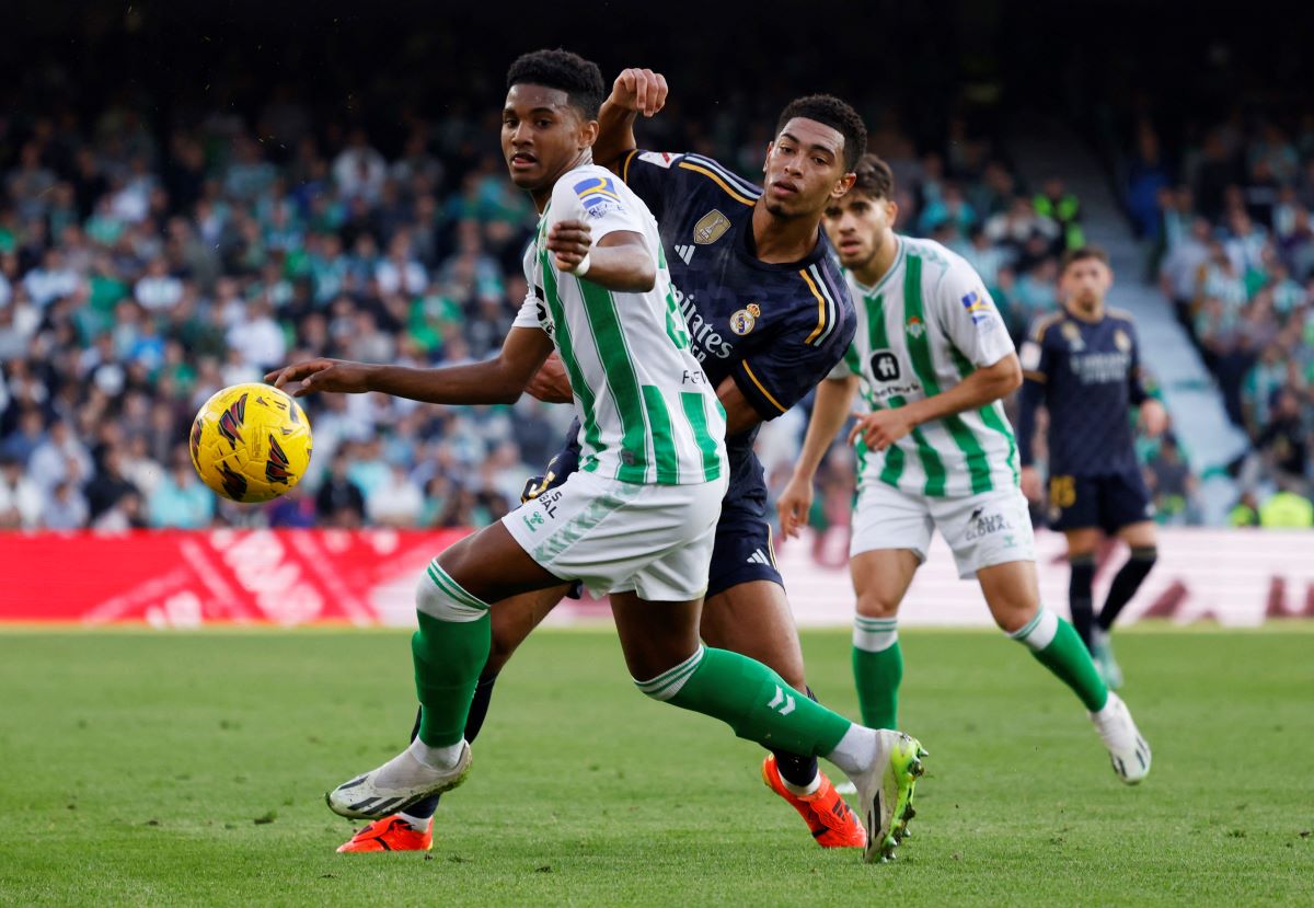 Pertemuan Real Betis dan Real Madrid di Laliga musim 2024 lalu.