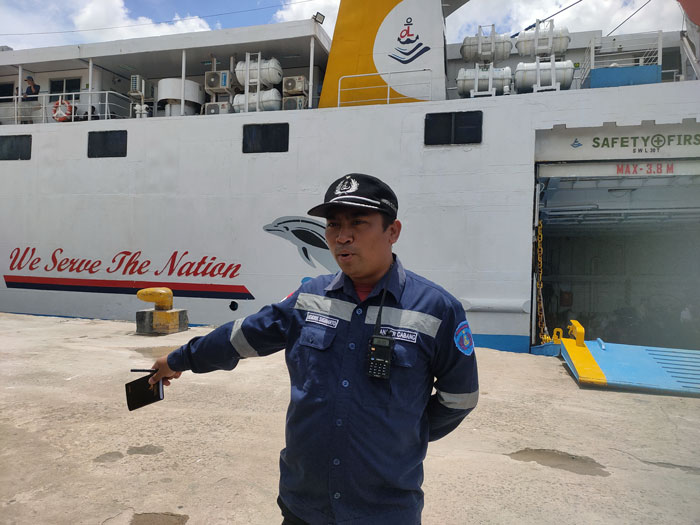 Manajer PT DLU Cabang Sampit Hendrik Sugiharto.&nbsp;YUNI/RADAR SAMPIT&nbsp;