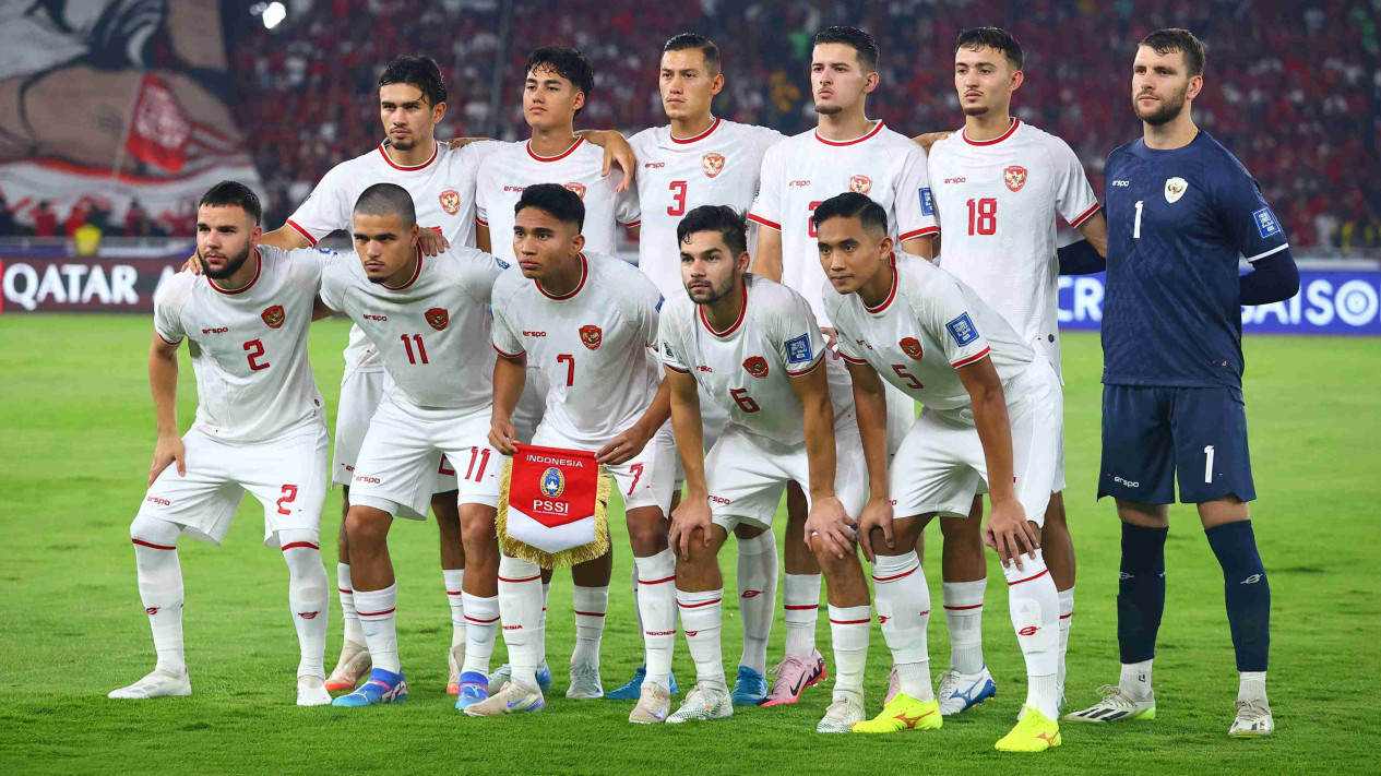 Salah satu line up utama pemain Timnas Indonesia di kualifikasi Piala Dunia 2026