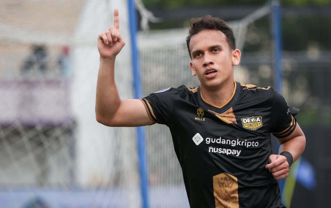 Egy Maulana Vikri, Pemain Dewa United yang paling produktif diantara 9 pemain Liga 1 di timnas Indonesia.